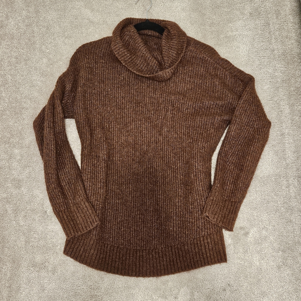 Old Navy Rich Brown Cowl Neck Sweater